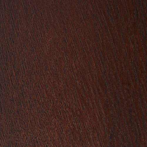 Simplify Three Drawer Wood Accent Cabinet Side Table, 11.8 in x 15.75 in x 26 in, Walnut