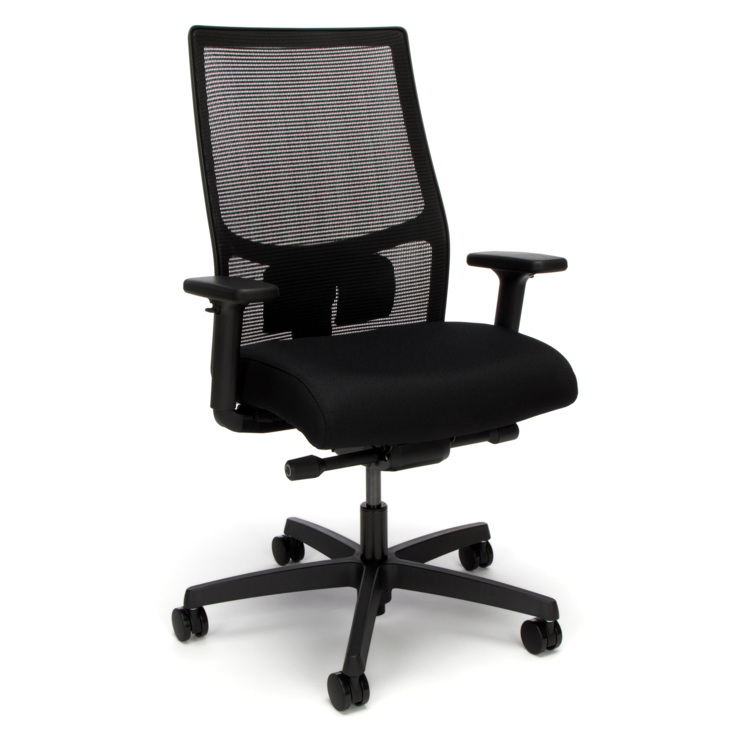 Ignition 2.0 Ergonomic Office Chair, Adjustable Tilt, Swivel Wheels, Comfy for Long Hours, Home Office Desk Chairs, Black