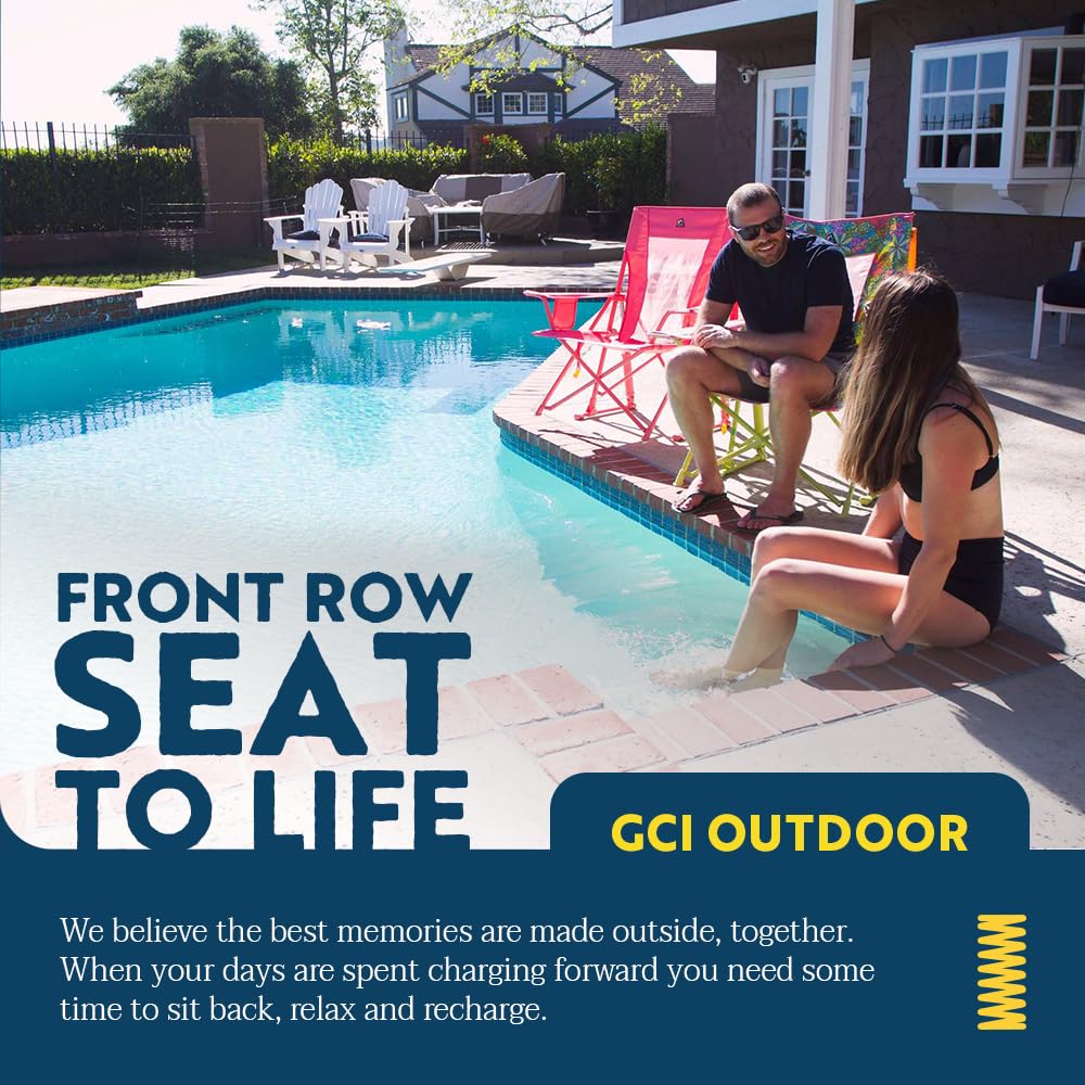 Portable Folding Rocking Chair with Durable Armrests & Drink Holder — Sweet Tea
