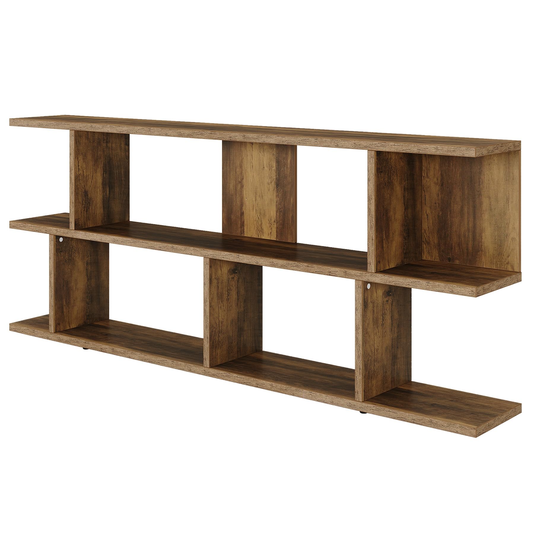 71 Inches Extra Long Sofa Table Behind Couch, 3-Tier Farmhouse Console Table, Long Foyer Table with Storage for Hallway, Entryway & Living Room
