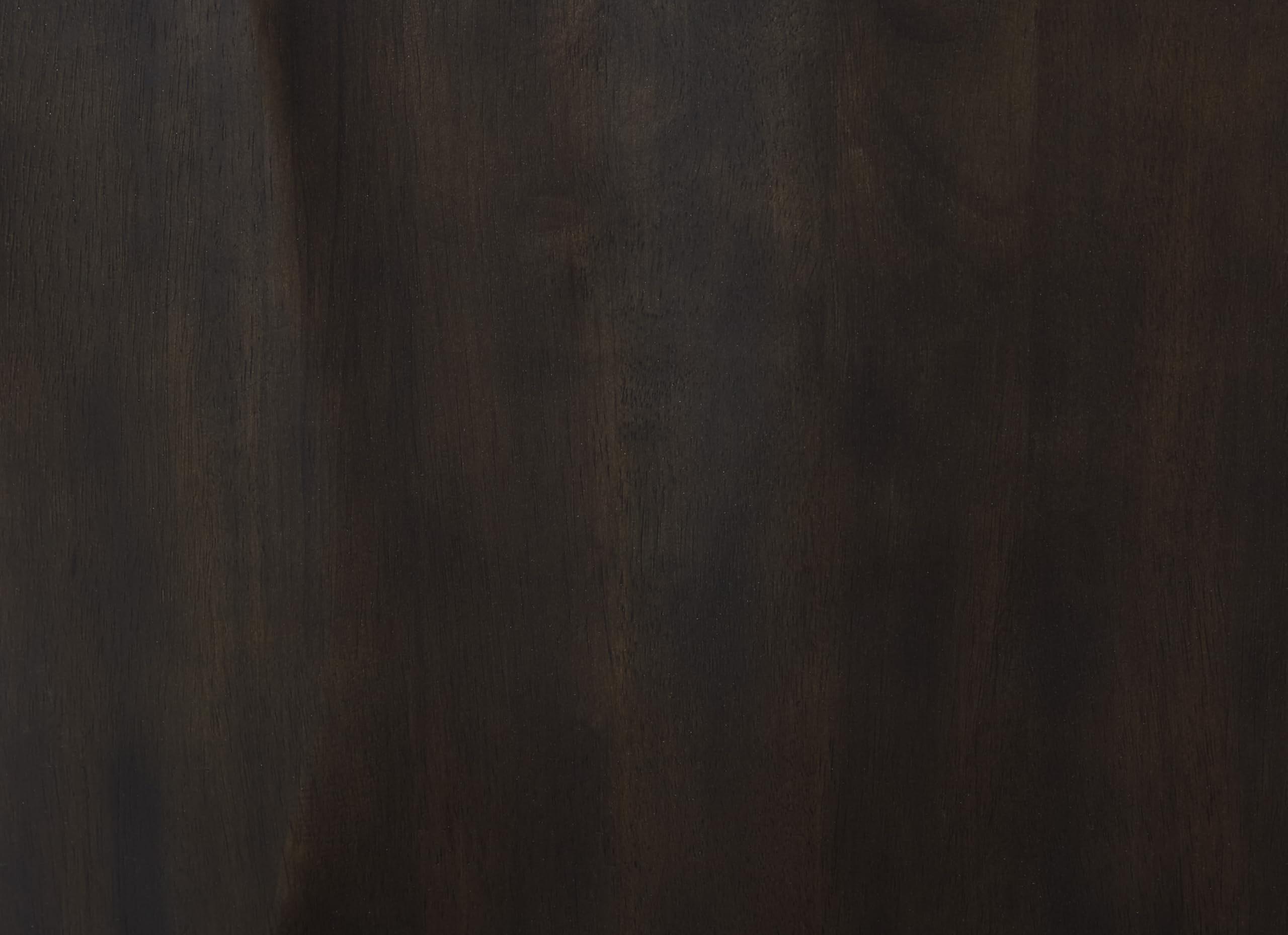 Casual Solid Wood Armless Dining Chair with Contoured Seat, Set of 2, Dark Brown