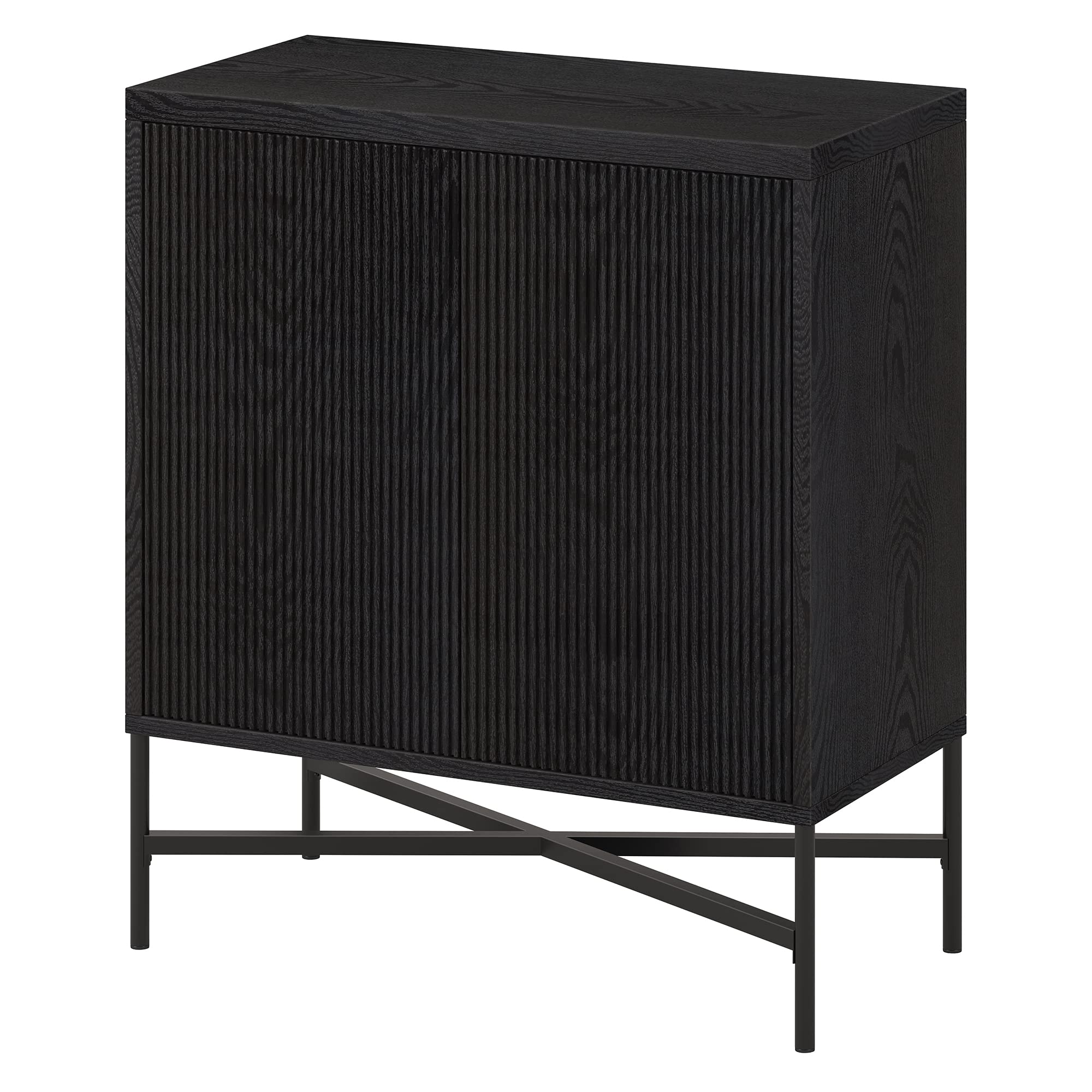 Brighton Accent Cabinet, 28" Wide(15" D x 28" W x 32" H), Black
