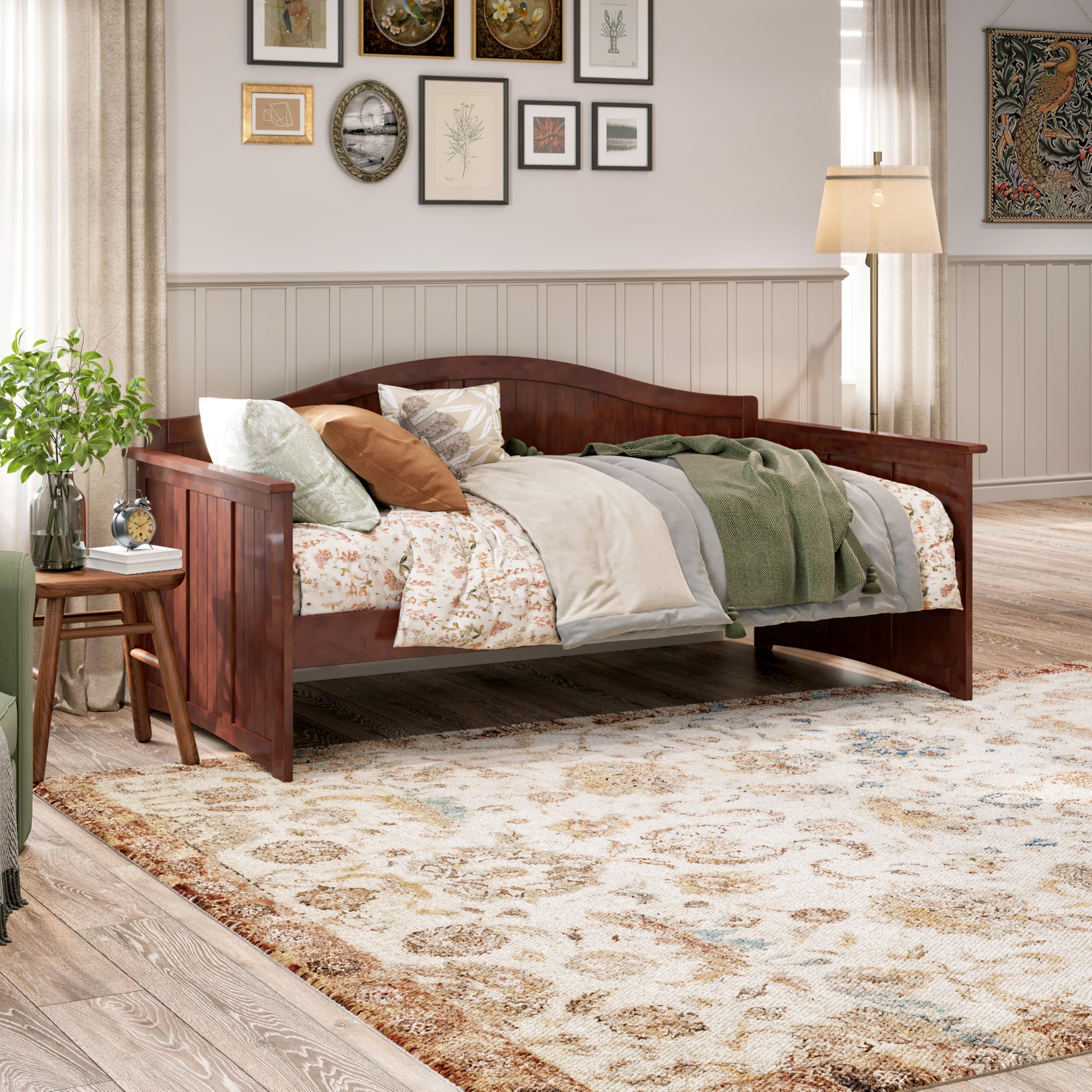 Nantucket Twin Wood Daybed in Walnut